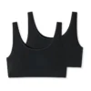 UNCOVER By SCHIESSER Damen Bustier - Soft Baumwolle, 2er Pack Schwarz 2XL -Günstiges Mode Wucht Geschäft 91147b2f322badc479c3117ad0e66a59