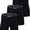 NIKE Herren Boxer Shorts, 3er Pack - Boxer Brief Long, Baumwolle Stretch, Logobund Schwarz L -Günstiges Mode Wucht Geschäft 923920c010b22ba8a46107fc1184be88