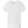 Schiesser Herren T-shirt V-Ausschnitt Long Life Rib Weiss 5/M -Günstiges Mode Wucht Geschäft 927a7cf02de094f8003c4abdecebc756