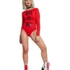 Smiffys Damen Kostüm Y Teufel Bodysuit Body Rot Halloween Fasching Gr. L -Günstiges Mode Wucht Geschäft 952bb46876a1252f0adee7a7b7524ae4