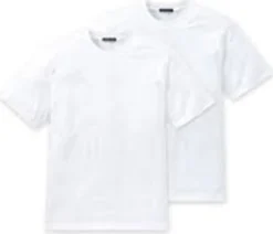 Schiesser American T-Shirt Rundhals Doppelpack - Weiß Größe: L -Günstiges Mode Wucht Geschäft 981dcf1762235a44af3323f382918fd0