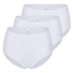 Schöller 3er Pack Basic Taillen Slip Weiche Feinripp-Qualität Aus Baumwolle, Ohne Seitennähte, Hautfreundlich Und Pflegeleicht