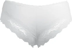 Fabio Farini 6er Set Damen Panty Hipster Mit Feinem Spitzenbesatz An Bein Und Taille, Größe:42, Farbe:2x Schwarz/2x Weiß/2x Beere -Günstiges Mode Wucht Geschäft 991da3190202623d5ae741e1fe0ed726
