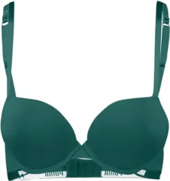 Puma Damen Women Bra Push-Up BH Grün Varsity Green