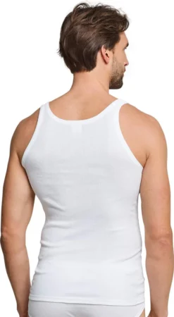 2er - Pack Schiesser Herren Unterhemden Ohne Arm, Doppelripp, Weiß, Achselhemden, Größe:7 (XL) -Günstiges Mode Wucht Geschäft 9a5d772a1d2333223d21bb214948ef2a