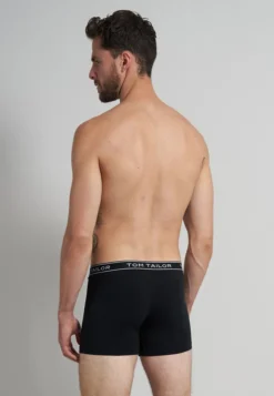 TOM TAILOR Herren Long-Pants Schwarz Uni 3er Pack Größe: L -Günstiges Mode Wucht Geschäft 9f0c6d074e352a41a53aa120d384d6c0