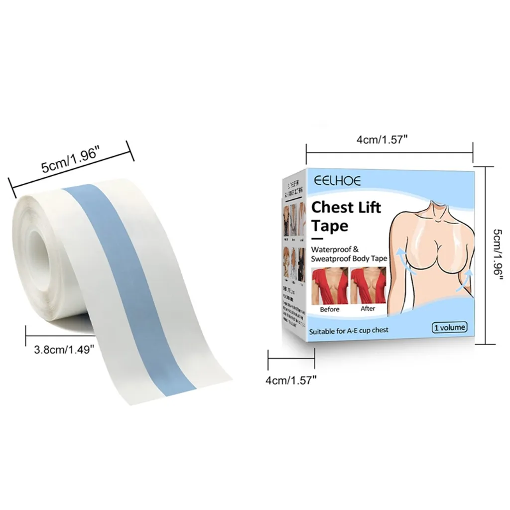 Unsichtbares Brustband Für Frauen, BH, Nippelabdeckung, Selbstklebendes Push Up Bruststraffungsband 8 Unsichtbares Brustband Für Frauen, BH, Nippelabdeckung, Selbstklebendes Push Up Bruststraffungsband – Bild 6