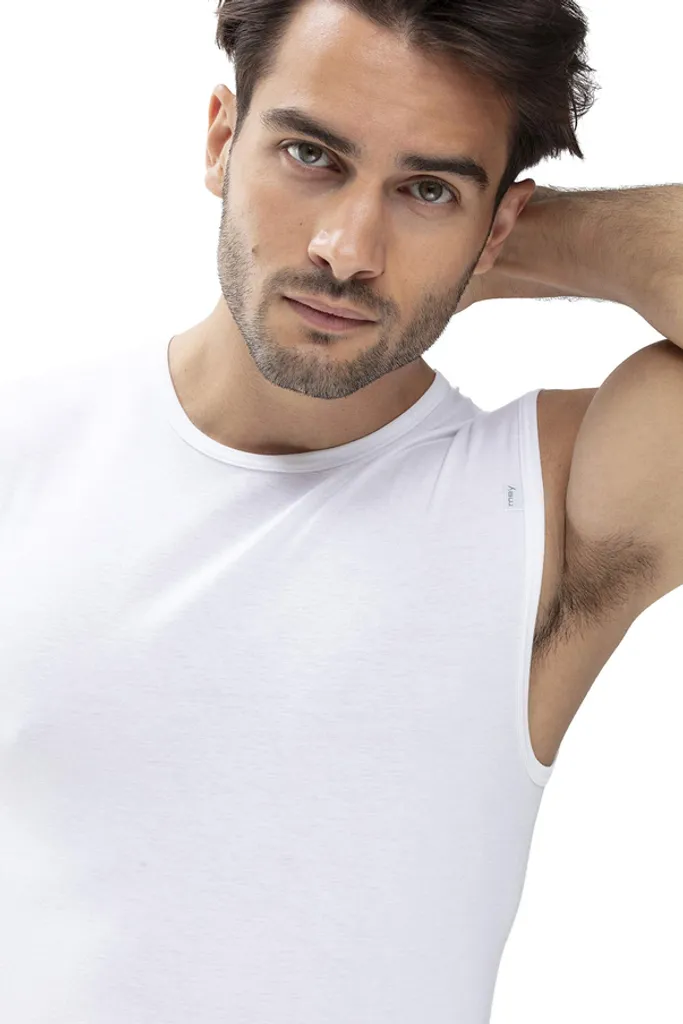 Mey Herren Unterhemd Serie Noblesse City-Shirt Ärmelloses Tanktop Breiten Trägern 7/XL Weiß 9 Mey Herren Unterhemd Serie Noblesse City-Shirt Ärmelloses Tanktop Breiten Trägern 7/XL Weiß – Bild 7