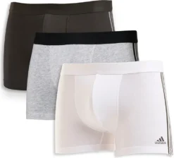 Adidas Herren Boxershorts, 3er Pack - Trunks, Active Flex Baumwolle, Logo, 3 Streifen Mehrfarbig L -Günstiges Mode Wucht Geschäft a00db1d01b2910bc132c9c5cf4f45070