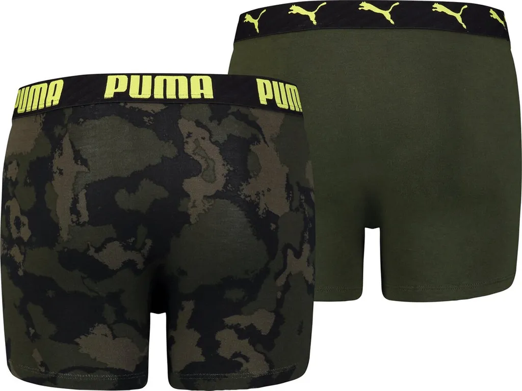 PUMA BOYS CAMO BOXER 2P Green / Yellow Combo 158-164 4 PUMA BOYS CAMO BOXER 2P Green / Yellow Combo 158-164 – Bild 2