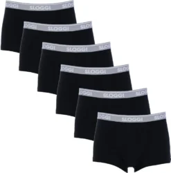 Sloggi Herren Boxer Shorts, 6er Pack - Hipster GO ABC, Baumwolle Schwarz XL -Günstiges Mode Wucht Geschäft a45113676065579bb03b80eb83262dd7