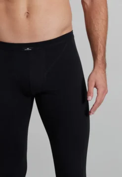 GÖTZBURG Herren Lange Unterhose, Baumwolle, Single Jersey, Schwarz, Uni Größe: 8 -Günstiges Mode Wucht Geschäft a483893b26de0771faedc1fdfc8e34c8