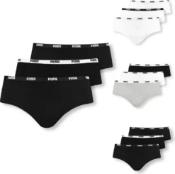 PUMA Damen Iconic Hipster, 3er Pack - Soft Baumwolle Stretch Weiß M -Günstiges Mode Wucht Geschäft a5c0ccbaa18756ab1cceb3fb40e9f26d