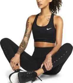 Nike Dri-FIT Swoosh Sport-BH, Schwarz, XL, Damen -Günstiges Mode Wucht Geschäft a7321f00839dc7600b11da4e37f802c9