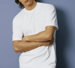 Schiesser American T-Shirt Rundhals Doppelpack - Weiß Größe: XL