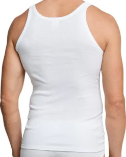 Schiesser 4er Pack Baumwolle Essentials Doppelripp Unterhemd / Tanktop Besonders Strapazierfähig Und Langlebig, Hoher Tragekomfort, In Hochwertiger, Formstabiler Doppelripp-Qualität -Günstiges Mode Wucht Geschäft a88367e129bbbd61968139e9502e297a