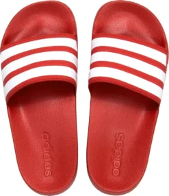 Adidas Damen Herren Badeschuhe Badelatschen Poolsandalen Adilette Shower, Farbe:Rot, Artikel:-5923 Red / White, Schuhgröße:EUR 37 -Günstiges Mode Wucht Geschäft a91357781a99b6578f46cc11354efcc4