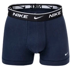NIKE Herren Boxer Shorts, 3er Pack - Trunks, Logobund, Baumwolle Stretch Blau/Schwarz L -Günstiges Mode Wucht Geschäft a9862fd158d063cda2db8b4ab1793863