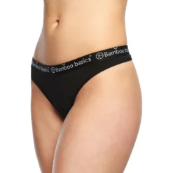 Bamboo Basics Damen String EMMA, 3er Pack - Logo-Bund, Atmungsaktiv, Single Jersey Schwarz XL -Günstiges Mode Wucht Geschäft ab0a47aa797859e3f2c447974bdb1b5f