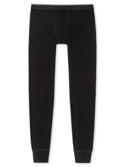 Schiesser Herren Lange Unterhose Hose Lang Personal Fit - 155349, Größe Herren:6, Farbe:schwarz