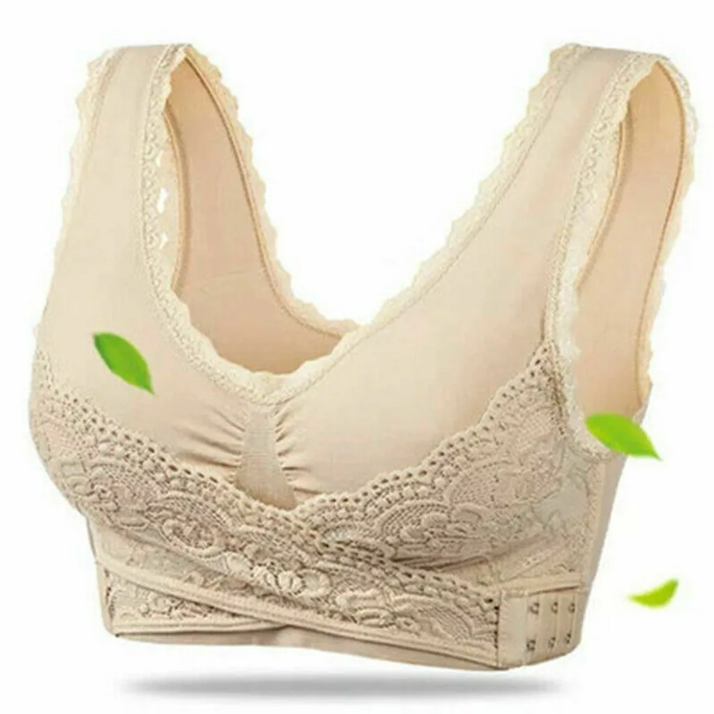 3er Set Damen BH Komfort Seamless Nahtlos Bustier Spitze Sport Push Up Yoga T-shirt Bra Fitness Sport-BHs Größe:L 3 3er Set Damen BH Komfort Seamless Nahtlos Bustier Spitze Sport Push Up Yoga T-shirt Bra Fitness Sport-BHs Größe:L – Bild 2