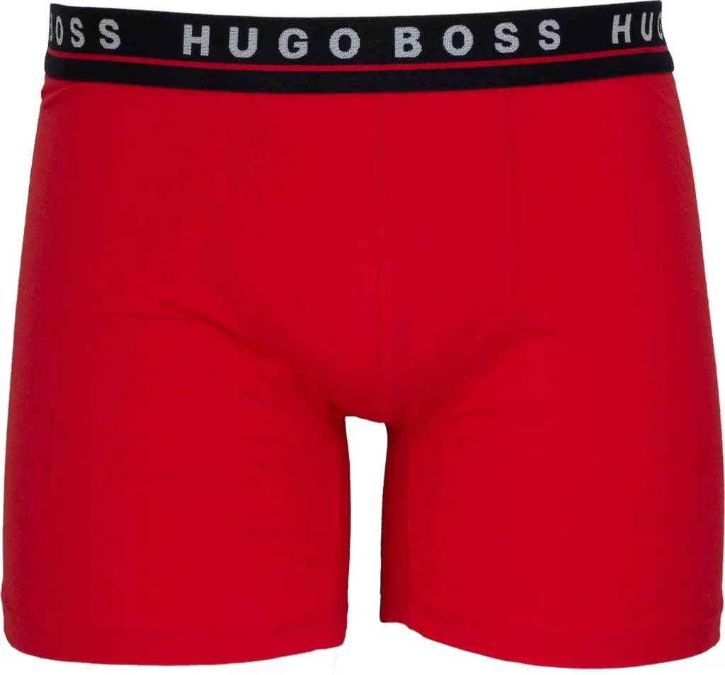 HUGO BOSS Herren Boxer Briefs - Logobund, Baumwolle Stretch, 3er Pack Rot/Blau/Braun L 4 HUGO BOSS Herren Boxer Briefs - Logobund, Baumwolle Stretch, 3er Pack Rot/Blau/Braun L – Bild 2