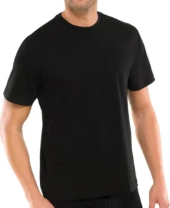 Schiesser Herren Unterhemd American T-Shirt Rundhals Doppelpack Box - 008150, Größe Herren:L, Farbe:schwarz -Günstiges Mode Wucht Geschäft b01ddb7fd7d7b189ef871de838bb1e79