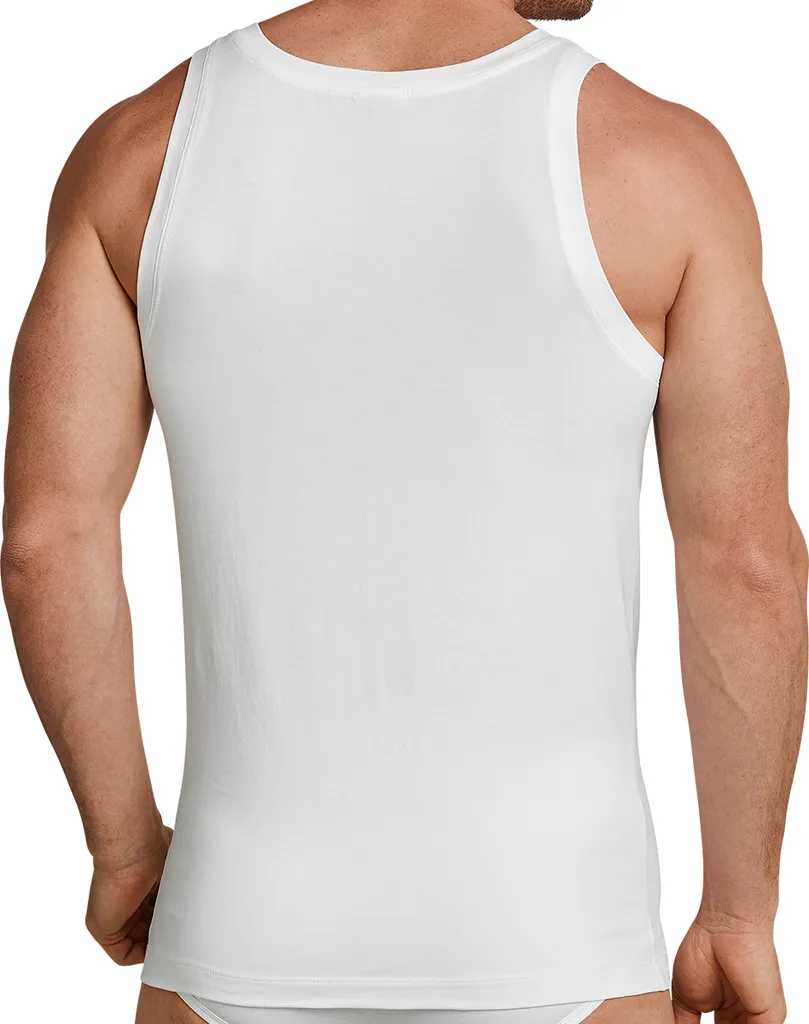 Schiesser 2er Pack Long Life Baumwolle Unterhemd / Tanktop Körpernahe Passform Mit Rundhals-Ausschnitt, Kleines Serien-Logo Am Saum, Reduzierte Pilling-Bildung Und Glatte Gleichmäßige Oberfläche 5 Schiesser 2er Pack Long Life Baumwolle Unterhemd / Tanktop Körpernahe Passform Mit Rundhals-Ausschnitt, Kleines Serien-Logo Am Saum, Reduzierte Pilling-Bildung Und Glatte Gleichmäßige Oberfläche – Bild 3