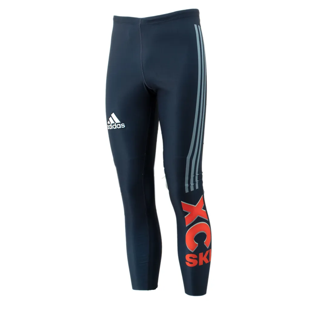 Adidas X-Country XC Ski Race Langlauf Athleten Tight Herren Blau BR6958 8 / L 2 Adidas X-Country XC Ski Race Langlauf Athleten Tight Herren Blau BR6958 8 / L