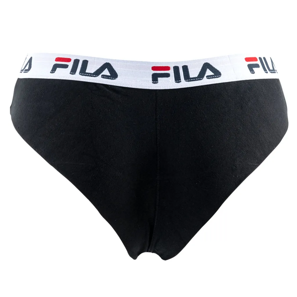 FILA Damen Brazilian Slip - 4er Pack, Logo-Bund, Baumwolle Stretch, Einfarbig Schwarz XL 5 FILA Damen Brazilian Slip - 4er Pack, Logo-Bund, Baumwolle Stretch, Einfarbig Schwarz XL – Bild 3