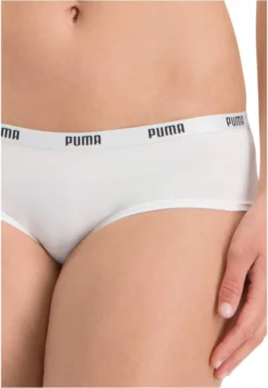 PUMA Damen Iconic Hipster, 3er Pack - Soft Baumwolle Stretch Weiß M -Günstiges Mode Wucht Geschäft b86fac7206477437dd8205808c11347a