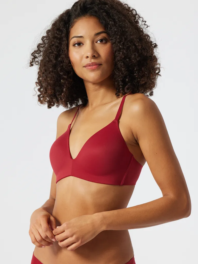 Schiesser Schalen-BH Bügel-bh Bh Bra Invisible Soft Bordeaux 85 A 6 Schiesser Schalen-BH Bügel-bh Bh Bra Invisible Soft Bordeaux 85 A – Bild 4