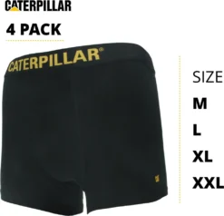 Caterpillar 4 Pack Boxer Herren Baumwolle SchwarzXXL -Günstiges Mode Wucht Geschäft b9cffdab3e02124f420e8047f680aa1d