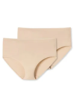 SCHIESSER Damen Slip 2er Pack - Midi-Slip, Baumwolle Stretch, Uni Weiß XL -Günstiges Mode Wucht Geschäft bbcc2e86d1976a143a96ab8fbb9414b2