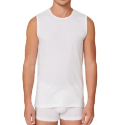 Schiesser 2er-Pack - 95/5 - Organic Baumwolle Unterhemd / Tanktop Komfortabler Rundhalsausschnitt, Elastische Single-Jersey Qualität, Perfekter Sitz -Günstiges Mode Wucht Geschäft c578e27dea7505d7ed0cf6d9885d1fb5