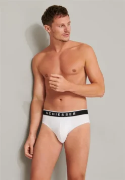 SCHIESSER Herren Rio-Slip 3er Pack - Serie "95/5", Logobund, S-XXL Weiß XL -Günstiges Mode Wucht Geschäft c6f309571c0f4e82a57ab3f4dc3697b5