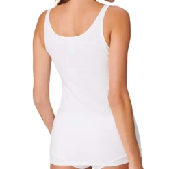SCHIESSER Damen Trägertop, 2er Pack - Single Jersey, Serie 95/5, Uni Weiß 3XL -Günstiges Mode Wucht Geschäft c80ea92477a4477daded95991049db24