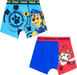 PAW Patrol 2tlg. Set Jungen Boxershort Slip Schlüpfer Unterhose Blau Gr.92/98