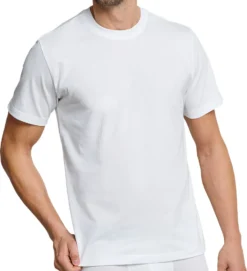 Schiesser American T-Shirt Rundhals Doppelpack - Weiß Größe: XL -Günstiges Mode Wucht Geschäft ceae10a2d8ef13873cc43937d145cebd 2