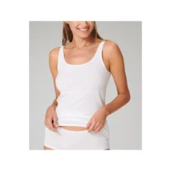SCHIESSER Damen Trägertop, 2er Pack - Single Jersey, Serie 95/5, Uni Weiß 3XL -Günstiges Mode Wucht Geschäft cecbf69ec477f28cecbd1dd82d009e4f