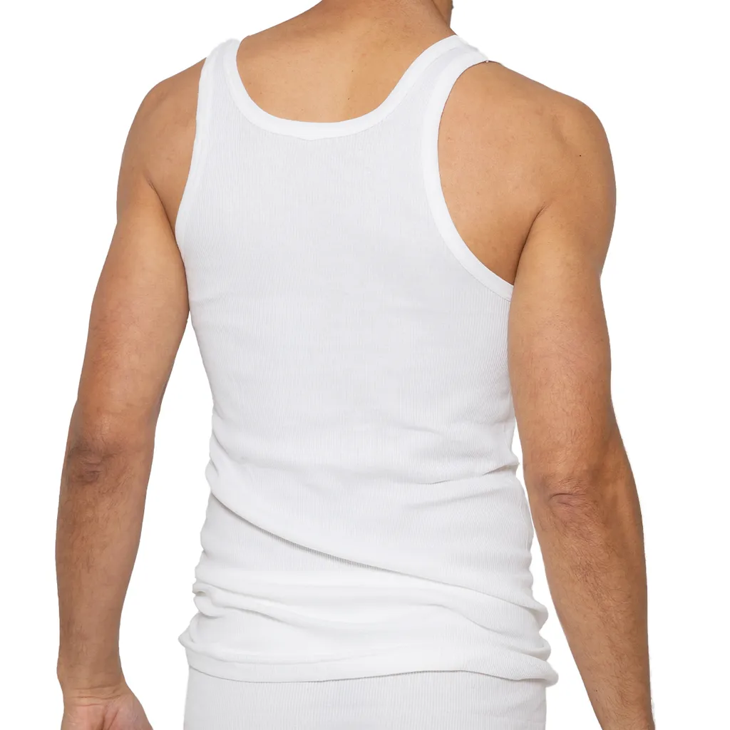 ESGE 5er Pack - Malibu Doppelripp Unterhemd Ohne Störende Seitennähte, Pflegeleicht, Formbeständig Und Strapazierfähig, 100 % Supergekämpter Baumwolle 5 ESGE 5er Pack - Malibu Doppelripp Unterhemd Ohne Störende Seitennähte, Pflegeleicht, Formbeständig Und Strapazierfähig, 100 % Supergekämpter Baumwolle – Bild 3