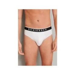 SCHIESSER Herren Rio-Slip 3er Pack - Serie "95/5", Logobund, S-XXL Weiß XL -Günstiges Mode Wucht Geschäft d136961ea7aac3f6869f1ea4cf150ca6