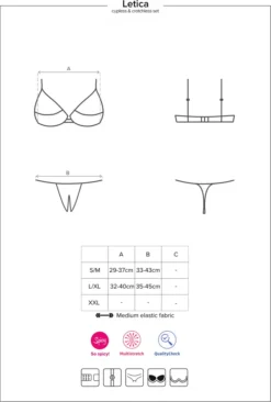 Obsessive Letica 2 Pcs Cupless Set Black S/M 19 Obsessive Letica 2 Pcs Cupless Set Black S/M -Günstiges Mode Wucht Geschäft d2a4e1b5d3f87a8aa8ba39e5830c6895