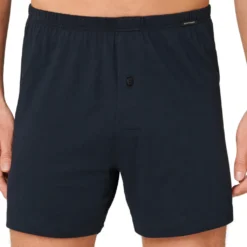 SCHIESSER Herren Boxershorts 2er Pack - Shorts, Single Jersey, Unifarbig, S-4XL Schwarz/Blau L -Günstiges Mode Wucht Geschäft d2f0f36f54b841ef6a83bfb04dfb5165