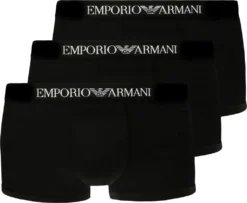 EMPORIO ARMANI 3P Boxershorts 3 X Schwarz L -Günstiges Mode Wucht Geschäft d381d72d21b39740ba8794fbc3299c6b