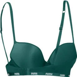 Puma Damen Women Bra Push-Up BH Grün Varsity Green -Günstiges Mode Wucht Geschäft d40a41ffd95b6623320c1d5cf7c59b7d