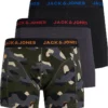 JACK & JONES Junior Kinder Boxershorts JACCRAMP 3er Pack Boxershorts 95% Baumwolle, 5% Elasthan -Günstiges Mode Wucht Geschäft d4966b580fb8ac409fc370233f6956e1
