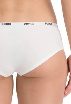 PUMA Damen Iconic Hipster, 3er Pack - Soft Baumwolle Stretch Weiß M -Günstiges Mode Wucht Geschäft d4a445e548cee700fc8a82d88034e451