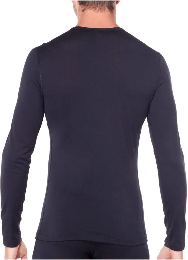 ICEBREAKER Mens 200 Oasis LS Crewe Black M 5 ICEBREAKER Mens 200 Oasis LS Crewe Black M – Bild 3