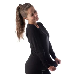 Damen Thermo Unterhemden Set | 2 Langarm Unterhemden | Funktionsunterhemden | Thermounterhemden 2er Pack - Creme/Schwarz - S -Günstiges Mode Wucht Geschäft d58a33021cea0362ac390eb8f31c77bf